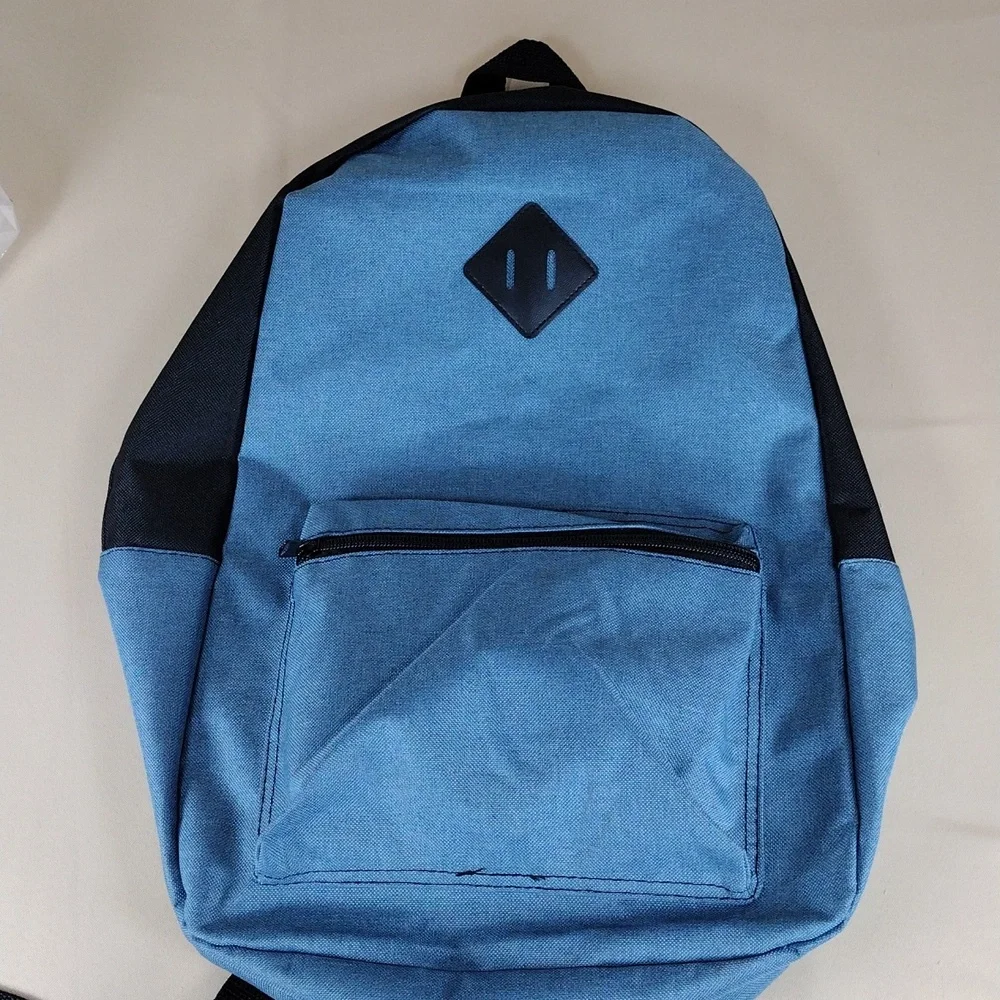Stylish Blue Black School College Casual Every Day Utility Unisex Backpack